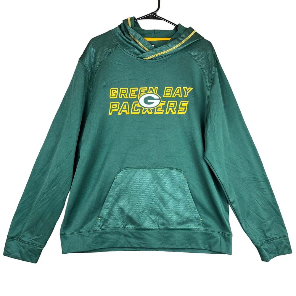Team Apparel Mens Sweatshirt Green Bay Packers NFL Hoodie TX3 Warm XL